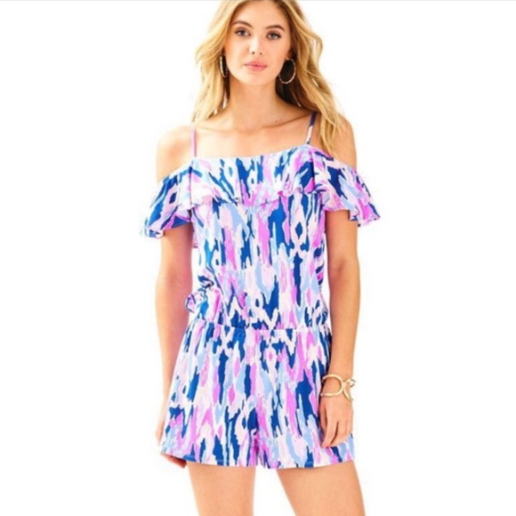 Lilly Pulitzer Pants - Lilly Pulitzer Klea romper size XXL // 0381